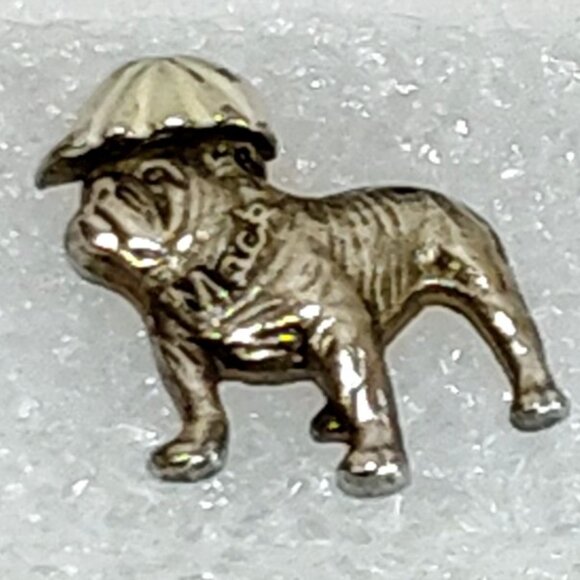 Mack Truck Bulldog Gold Tone Lapel Pin Vintage Collectible Missing Clip 1" X 1" - Picture 3 of 4